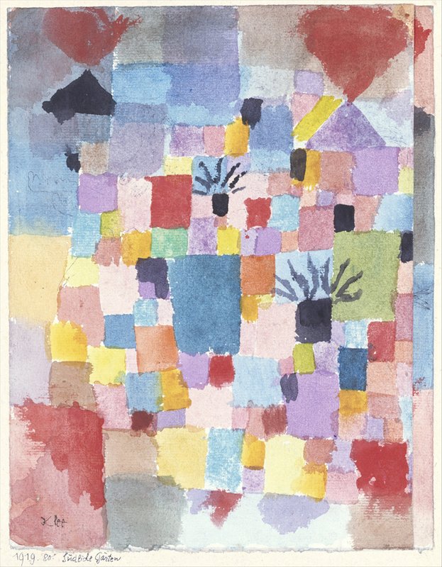 파울 클레 - Southern (Tunision) Gardens, 1919