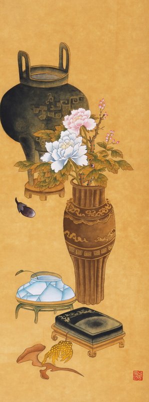 남영록 - 기명도 (벼루)