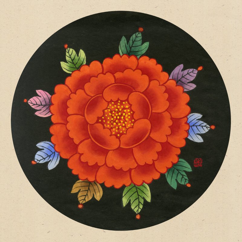 정영애 - 모란 Ⅱ