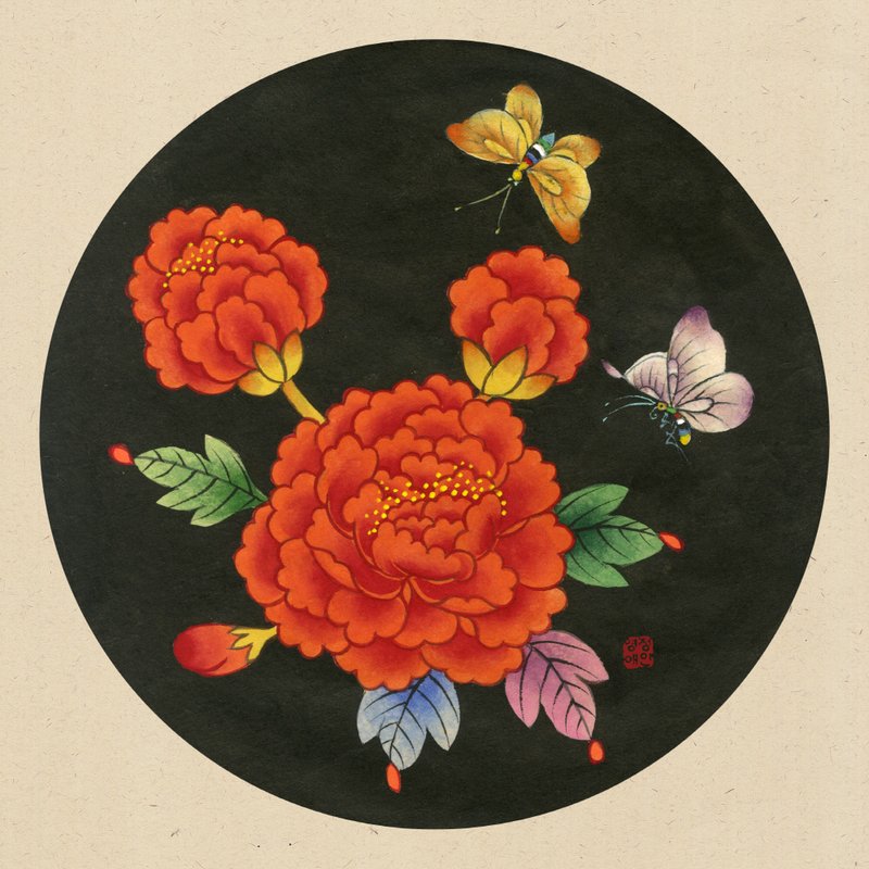 정영애 - 모란 Ⅲ