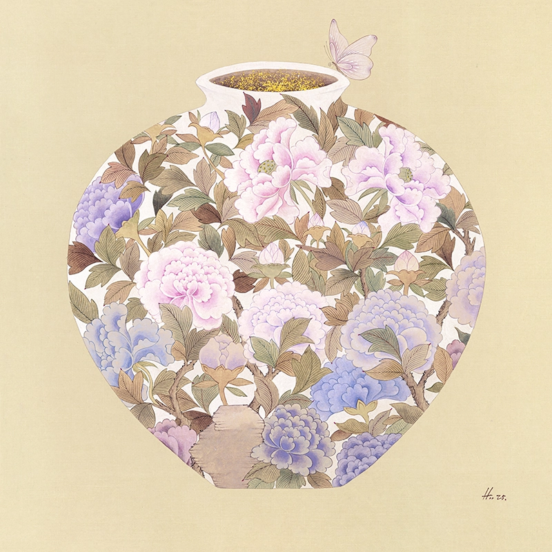 김경희 - 달항아리 영원 映園 Ⅱ