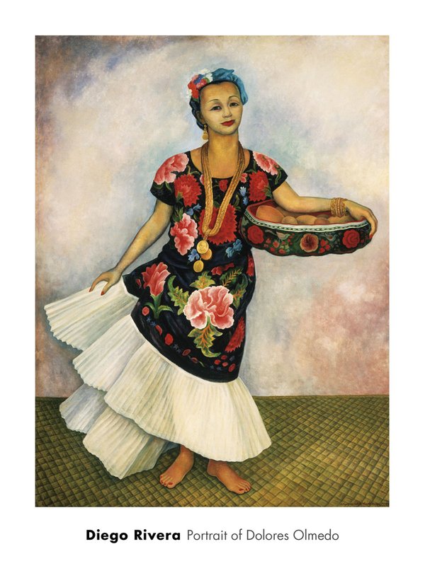 디에고 리베라 - Portrait of Dolores Olmedo