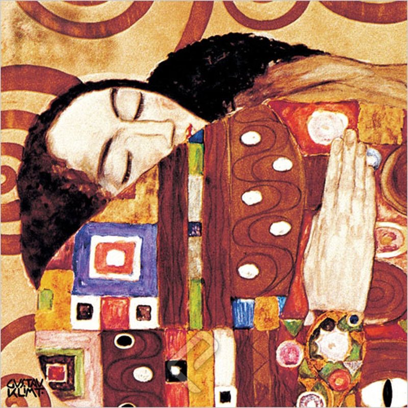 구스타프 클림트 - The Fulfillment (Die Erfullung), 1905-1909 (detail)