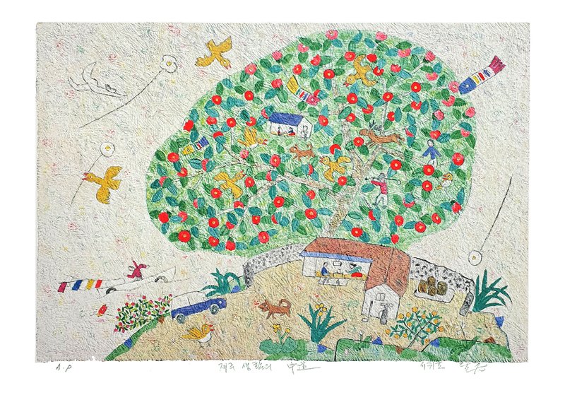 이왈종 - 제주생활의 중도(white)