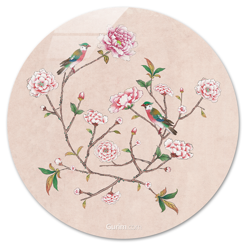 이숙자 - WHHACHHO_화조도 분홍