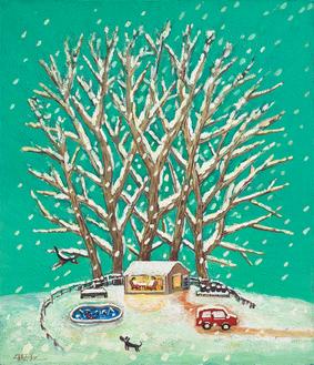 집으로 가는 길_겨울나무