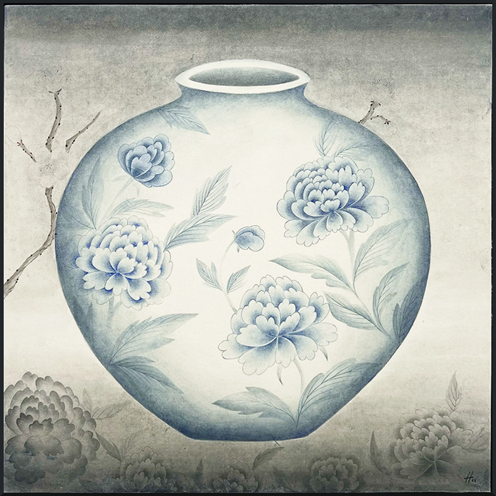 달항아리 심원 深園