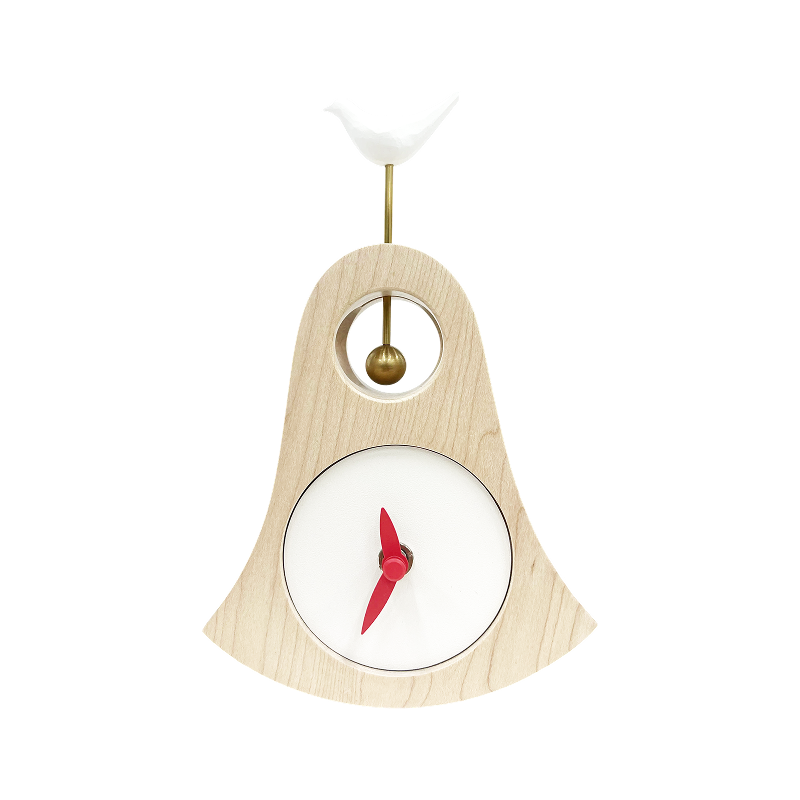 Piaf Bell (Clock) Red