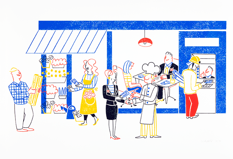Exchanges in the Street